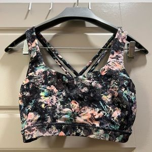 Lululemon Floral Sports Bra